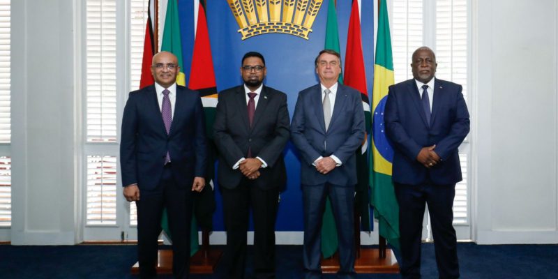 Presidentes da Guiana e do Brasil se reúnem em Georgetown
