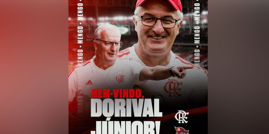 Flamengo oficializa contratação do técnico Dorival Júnior