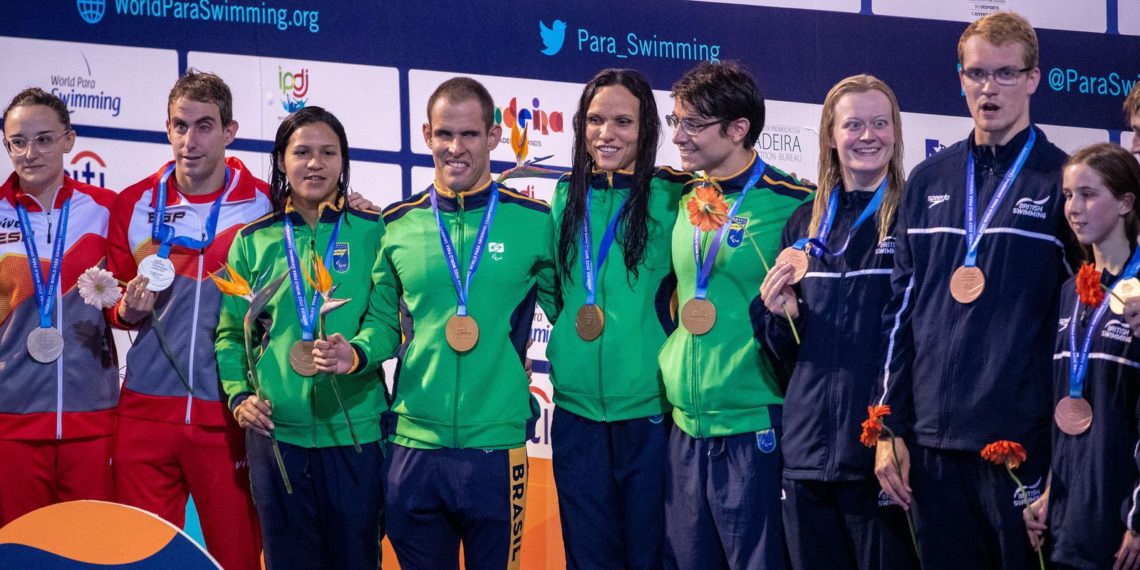 Dois ouros marcam penúltimo dia do Mundial de natação paralímpica