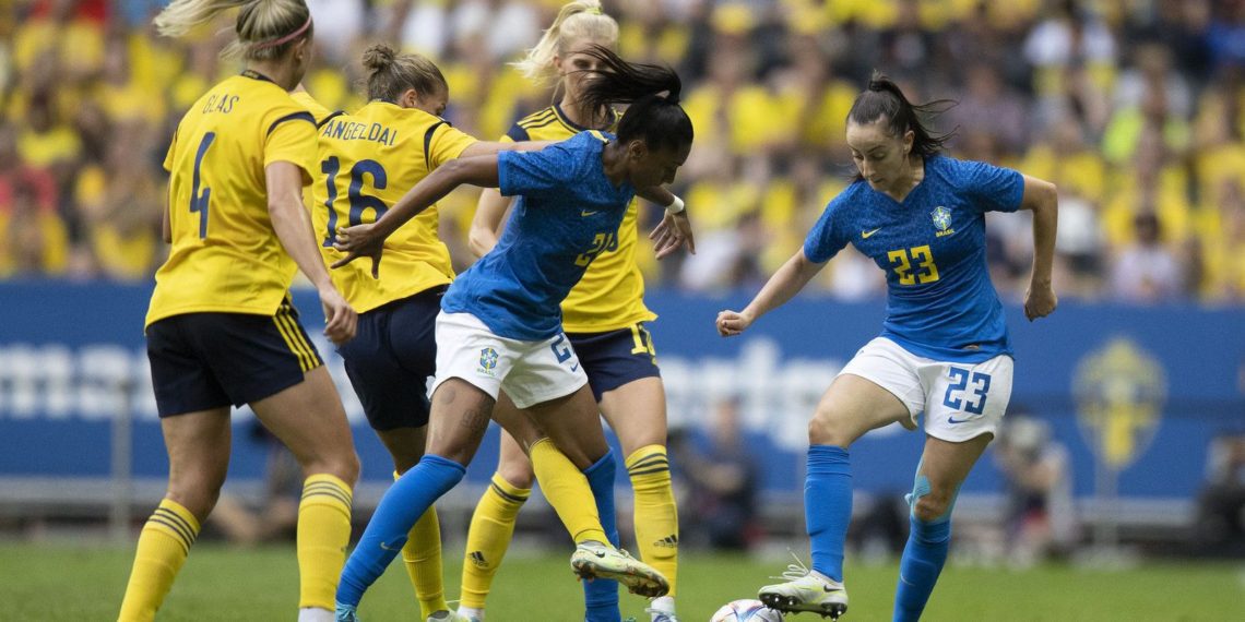 Brasil perde da Suécia, em último jogo antes da Copa América Feminina