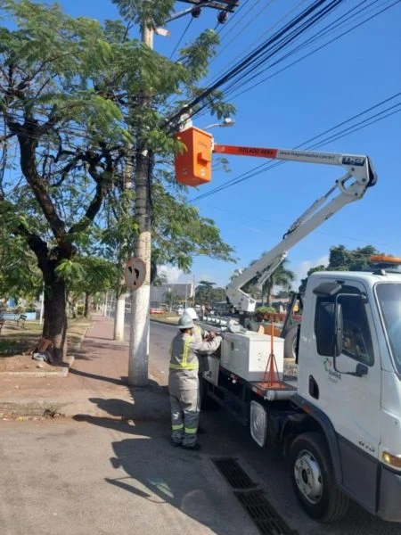 Prefeitura de Volta Redonda instala 93 lâmpadas de LED no feriado de Corpus Christi