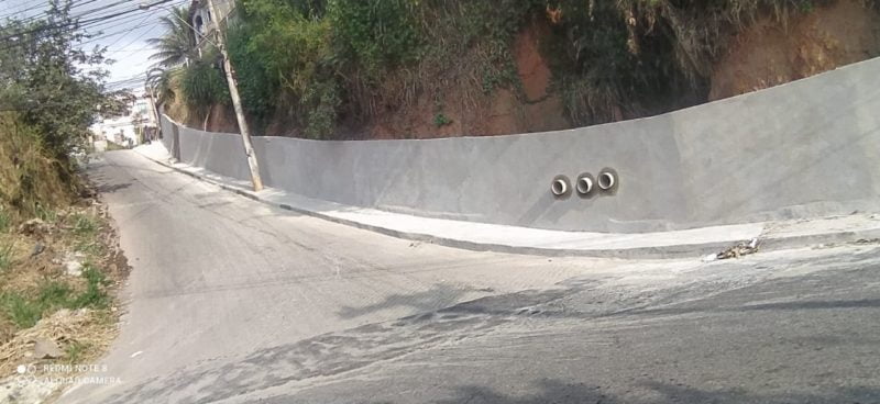 Furban entrega obra de muro de contenção no Açude, em Volta Redonda