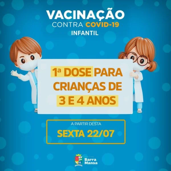 Barra Mansa segue com vacinação contra Covid-19 e Influenza na segunda-feira – Barra Mansa