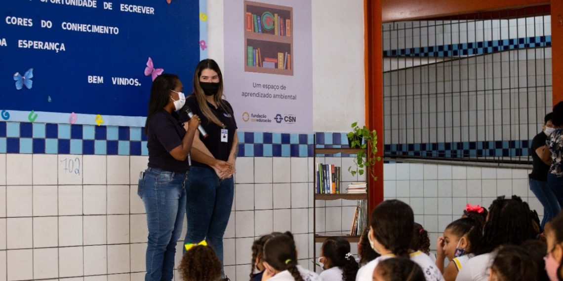 Alunos de Volta Redonda participam de ação do Programa de Educação Ambiental da CSN