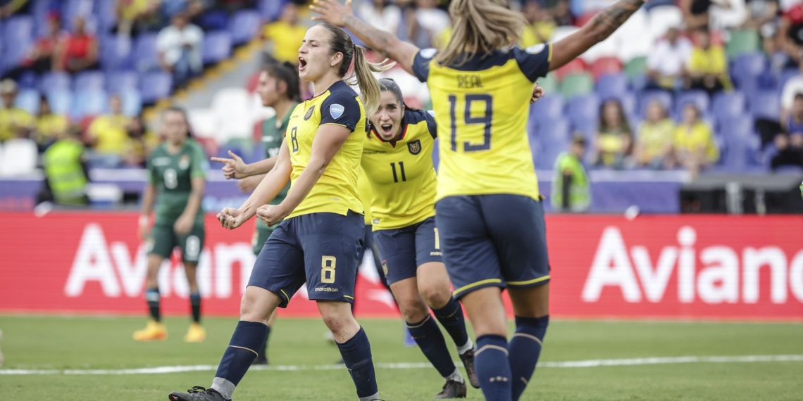 Equador goleia Bolívia por 6 a 1 na abertura da Copa América feminina