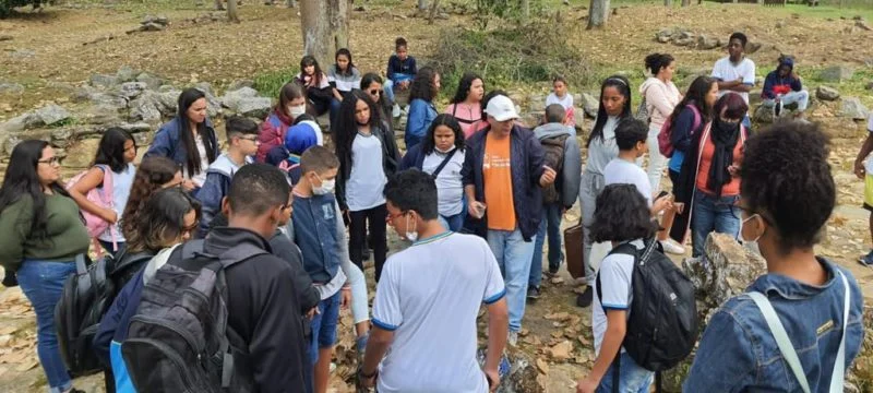 Alunos da Escola Vocacionada Socioambiental de Barra Mansa desenvolvem estudos sobre o Parque Arqueológico São João Marcos – Barra Mansa
