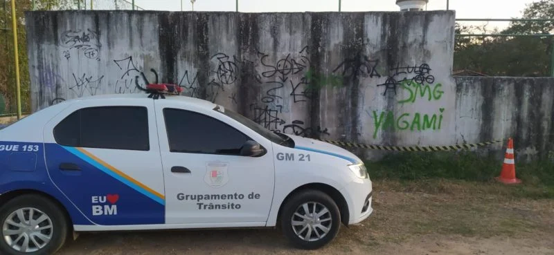 Guardas municipais de Barra Mansa flagram dupla pichando o Parque da Cidade – Barra Mansa