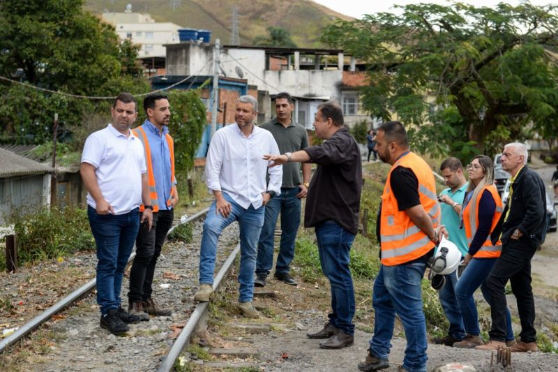 Rodrigo Drable confere obras que estão sendo realizadas em Barra Mansa – Barra Mansa