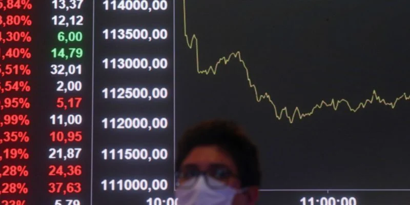 Bolsa cai mais de 2% com cenário externo desfavorável