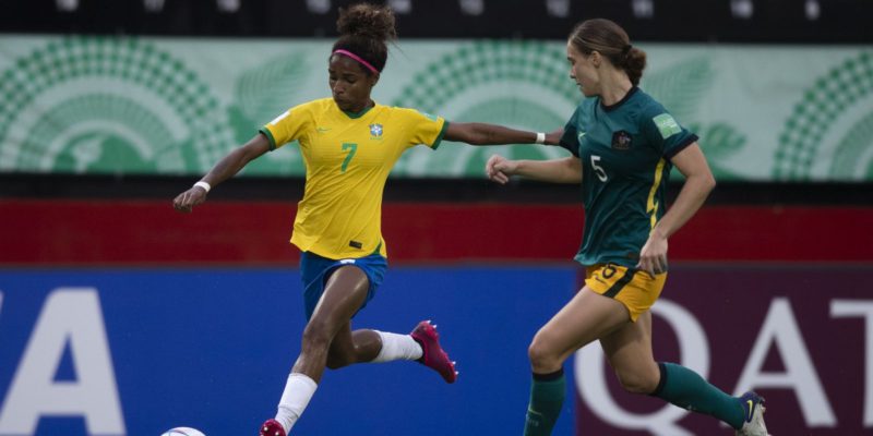 Brasil vence a primeira na Copa do Mundo Sub-20 de futebol feminino