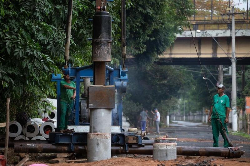 Construção de novo acesso ao bairro Siderville avança em Volta Redonda