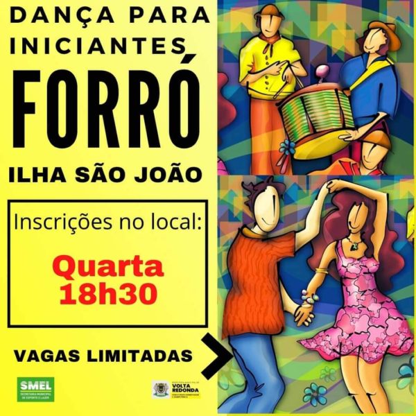 Inscrições para aulas de forró estão abertas em Volta Redonda