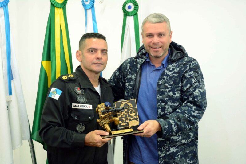 Rodrigo Drable parabeniza o comandante do 5° CPA por redução da criminalidade – Barra Mansa