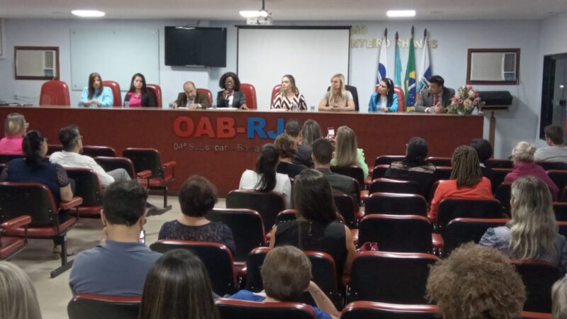 Vice-prefeita Fátima Lima participa de palestra na OAB-BM – Barra Mansa