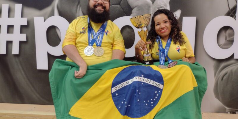 Brasil fatura ouro e prata no Desafio de Bocha Paralímpica em Roma
