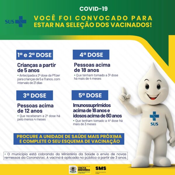 Coloque seu esquema de vacinação contra a Covid-19 em dia