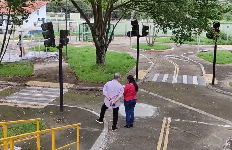 Mini Cidade do Trânsito de Volta Redonda está com obras aceleradas de restauração e modernização