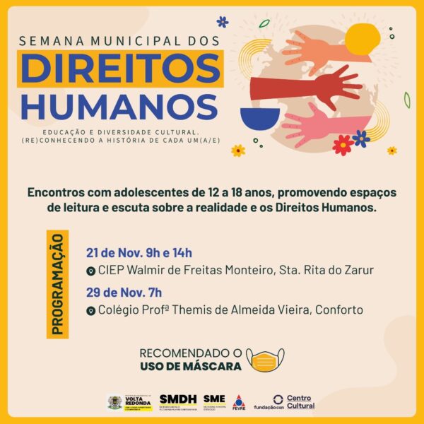Volta Redonda promove Semana Municipal dos Direitos Humanos