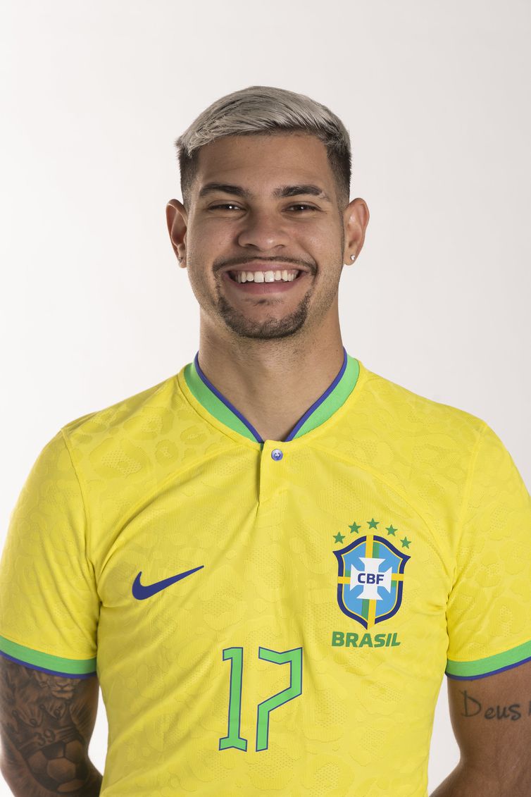 Lucas Figueiredo/CBF/Direitos Reservados Bruno Guimarães - seleção - retrato
