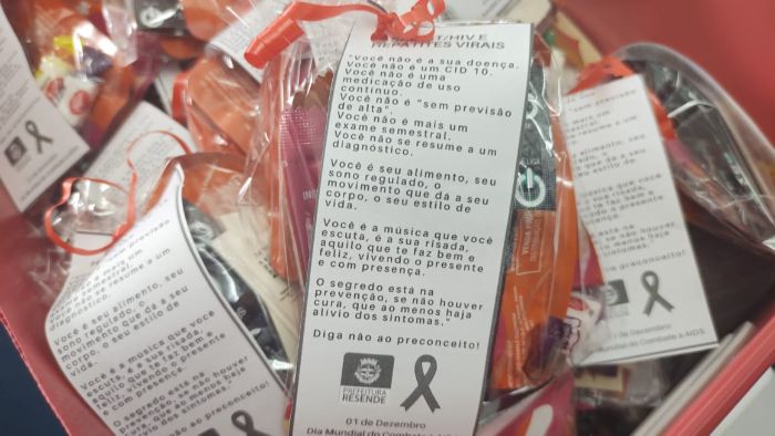 PALESTRA DE CONSCIENTIZAÇÃO E PREVENÇÃO AO HIV É REALIZADA EM RESENDE NO DIA 21 DE DEZEMBRO