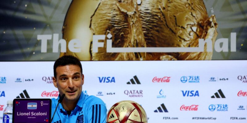 Técnico da Argentina não esconde entusiasmo com final contra a França