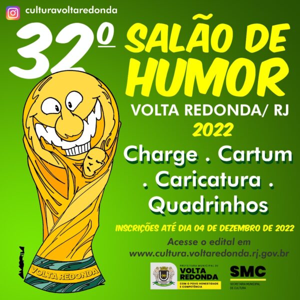 Inscrições para 32ª ‘Salão de Humor’ de Volta Redonda vão até domingo
