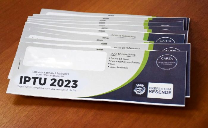IPTU 2023: DESCONTO DO PAGAMENTO EM COTA ÚNICA SERÁ DE 15% EM RESENDE