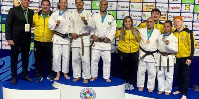 Judô paralímpico estreia no Grand Prix de Almada com cinco pódios