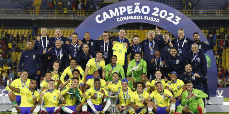Brasil volta a conquistar Sul-Americano sub-20 após hiato de 12 anos