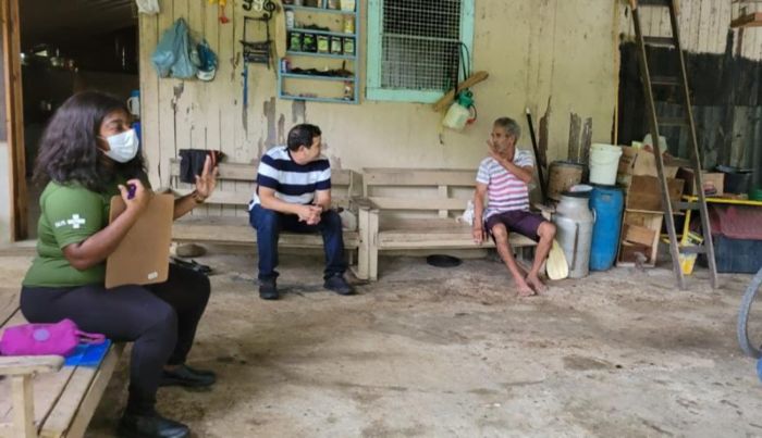 SAÚDE DO TRABALHADOR RURAL: RESENDE VISITA PROPRIEDADE DO CAMPO PARA ORIENTAR SOBRE RISCOS