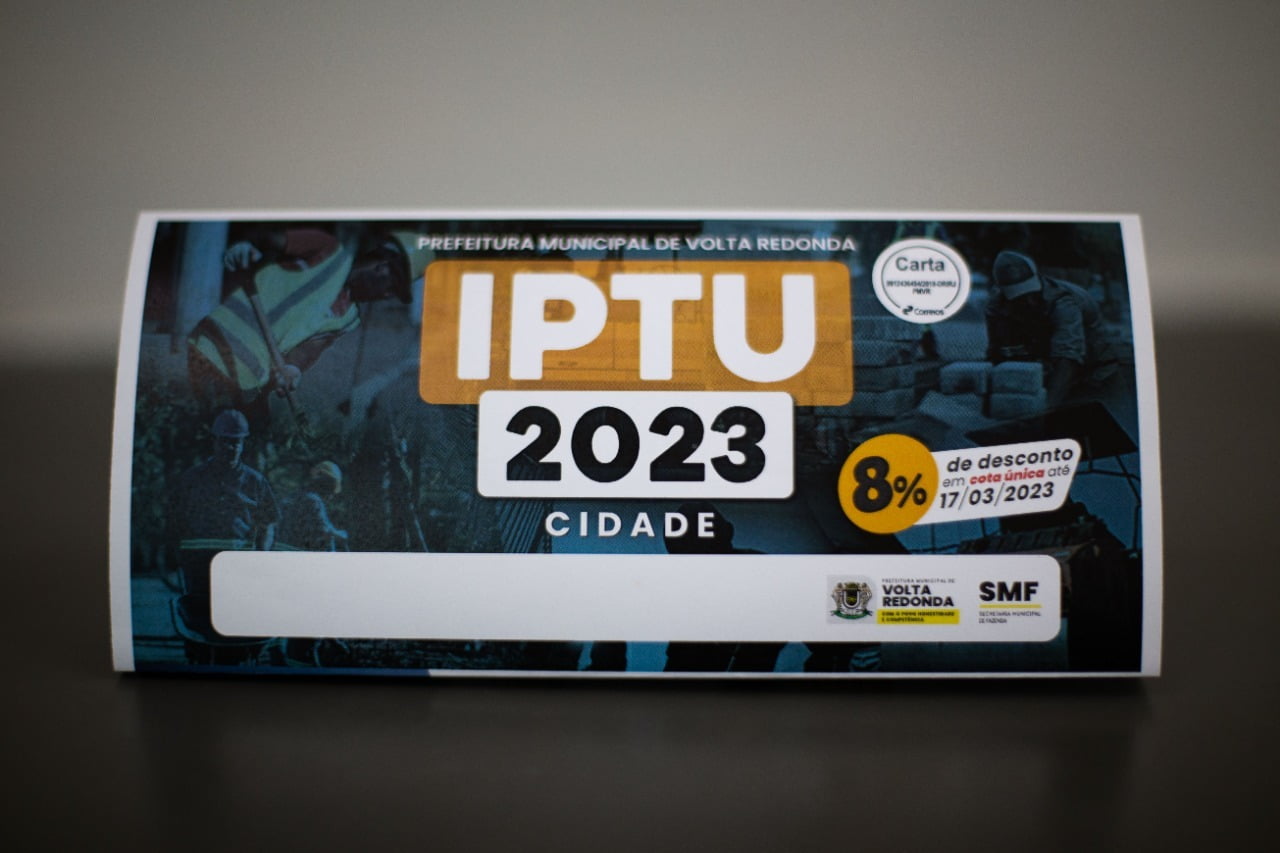 IPTU 2023: desconto para pagamento em cota única vai até sexta-feira em Volta Redonda