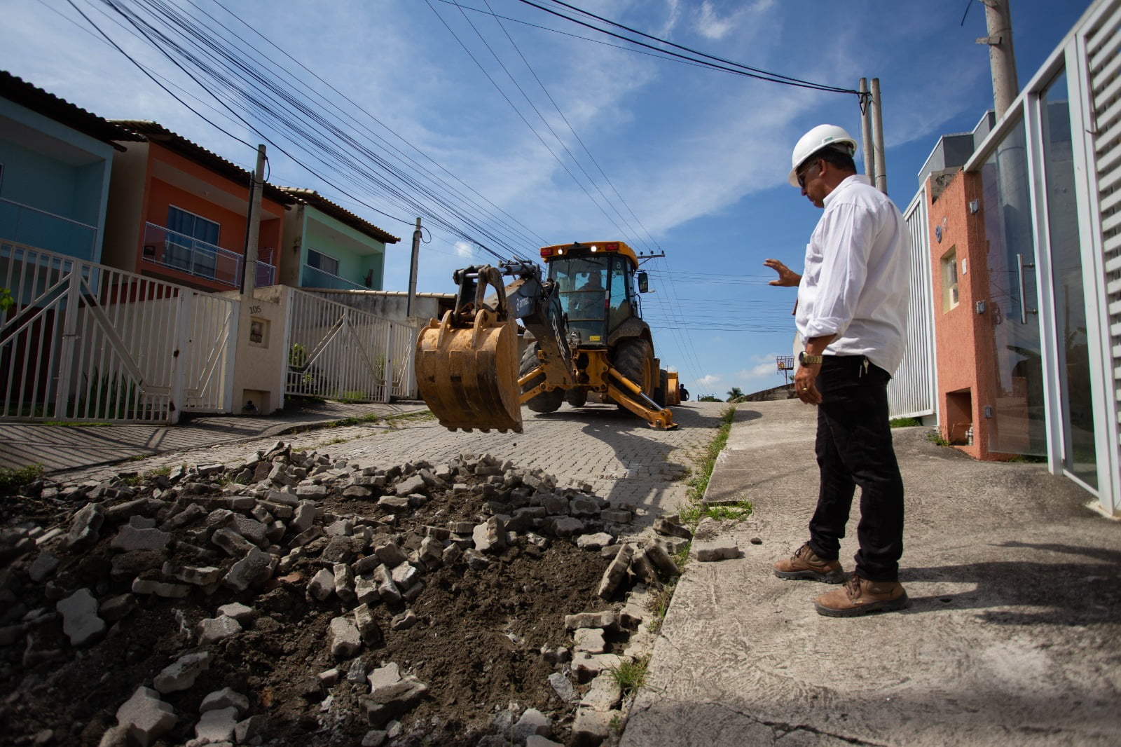 Volta Redonda: região do Roma ganha conjunto de obras para melhorar pavimentação e drenagem