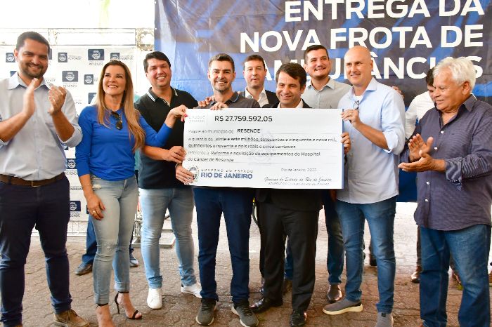RESENDE RECEBE INVESTIMENTO DE MAIS DE R$27 MILHÕES PARA IMPLANTAÇÃO DO HOSPITAL DO CÂNCER, ALÉM DE AMBULÂNCIAS DO GOVERNO DO ESTADO  