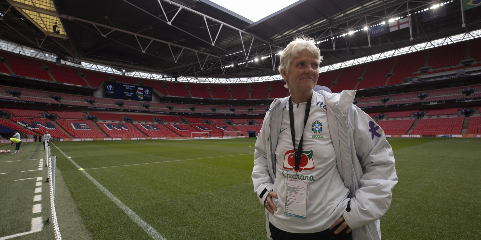Pia Sundhage reencontra Wembley na disputa da Finalíssima