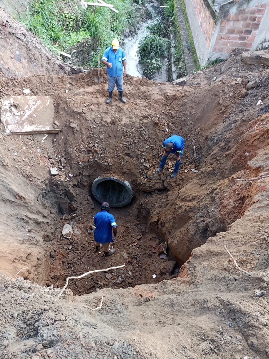 Prefeitura de Volta Redonda faz obras para evitar alagamentos no bairro Três Poços