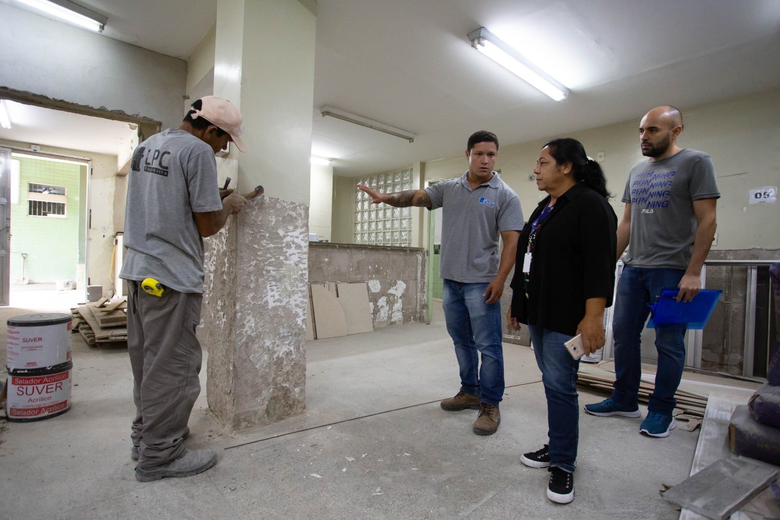 SPA Conforto: equipe da Saúde de Volta Redonda acompanha reforma do serviço de pronto atendimento