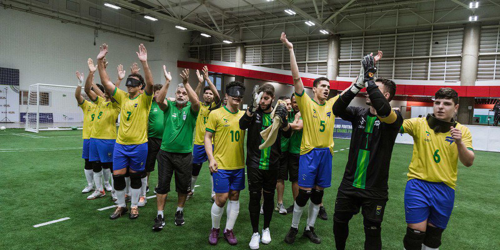 Brasil é bicampeão de Grand Prix Internacional de futebol de cegos