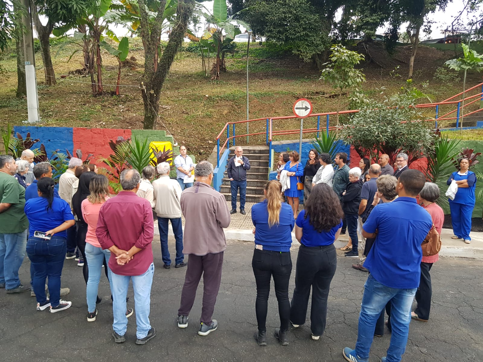 Prefeitura de Volta Redonda inaugura escadaria em homenagem ao engenheiro Antônio Bustamante