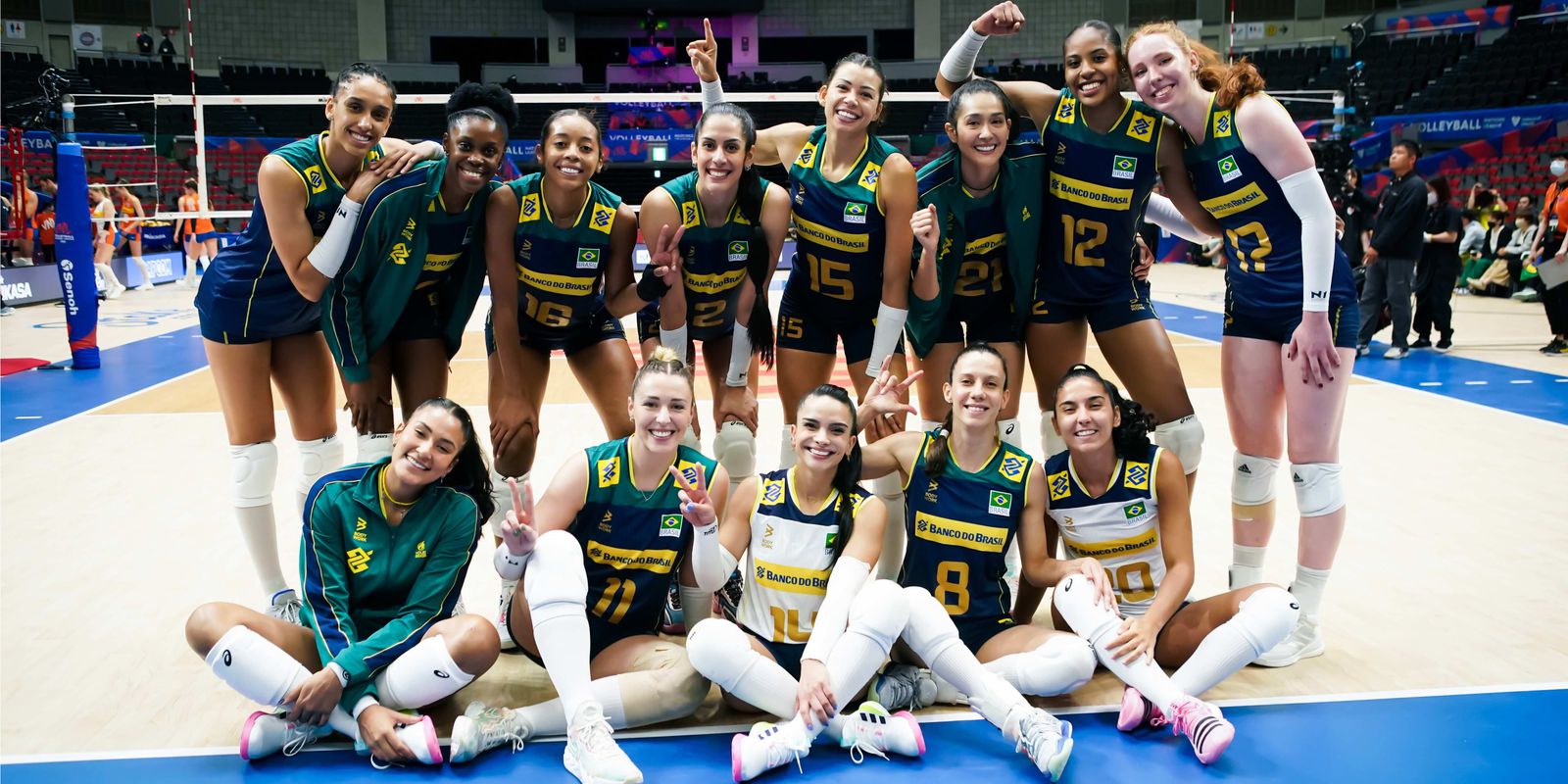 Seleção feminina vence a primeira na Liga das Nações de vôlei