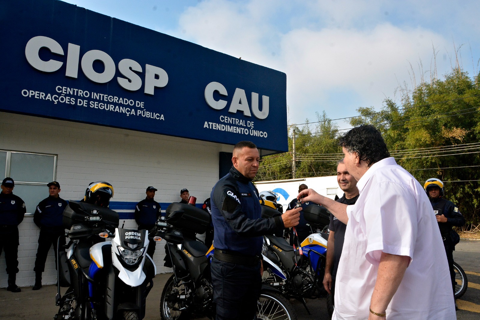 Guarda Municipal de Volta Redonda recebe motocicletas e novos uniformes