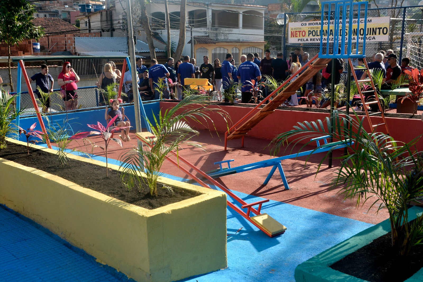 Prefeitura de Volta Redonda entrega mais uma área de lazer revitalizada no bairro Santa Cruz