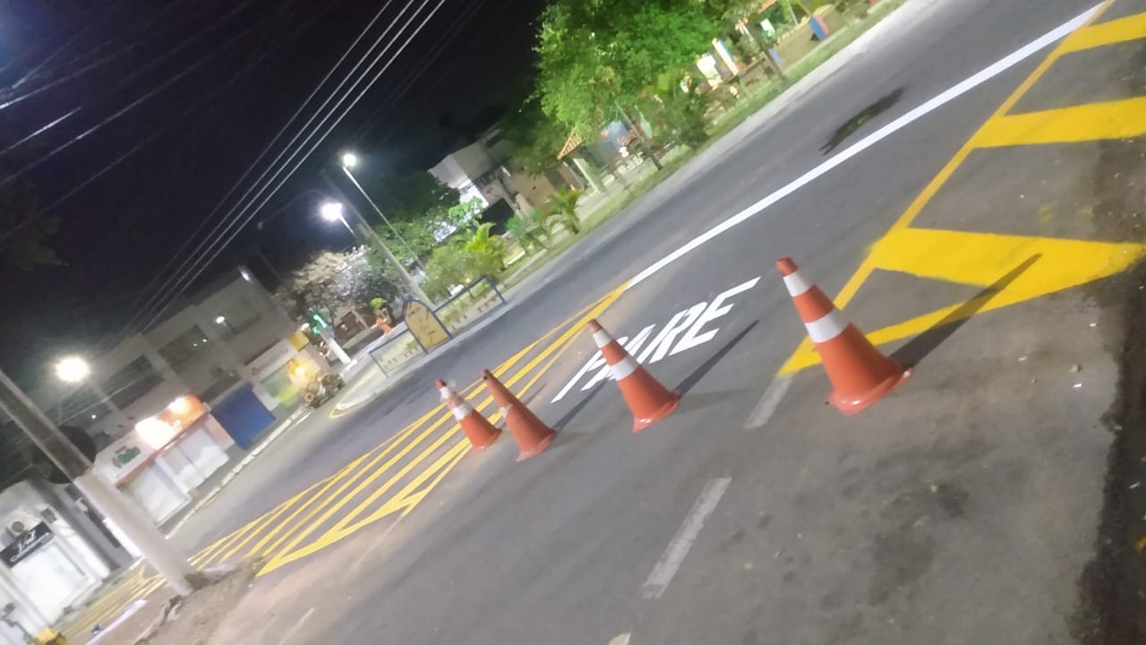 Sinalização de trânsito é refeita em mais quatro bairros de Volta Redonda
