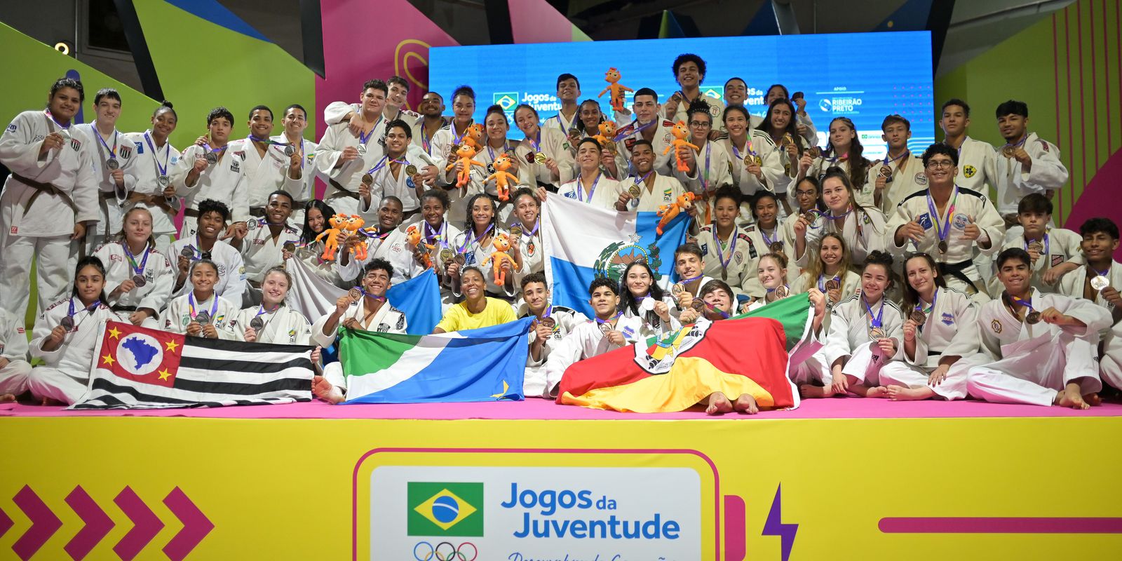 Jogos da Juventude: RS sobe e SP mantém ponta do quadro de medalhas