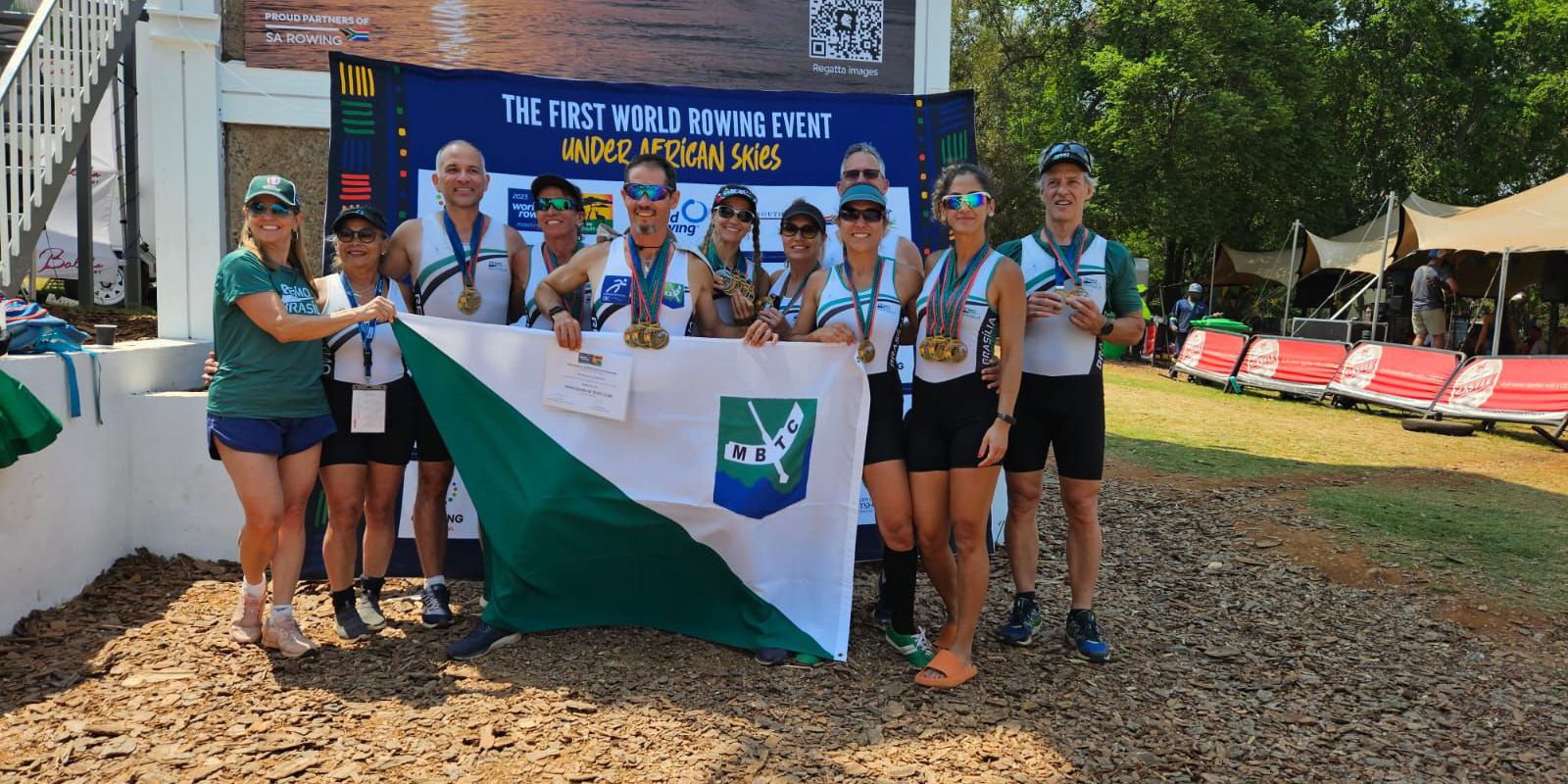 Com 47 medalhas, brasileiros se destacam em Mundial master de remo