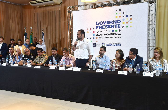 EM FÓRUM REALIZADO EM RESENDE, CLAUDIO CASTRO APRESENTA AÇÕES DE FORTALECIMENTO DA SEGURANÇA PÚBLICA