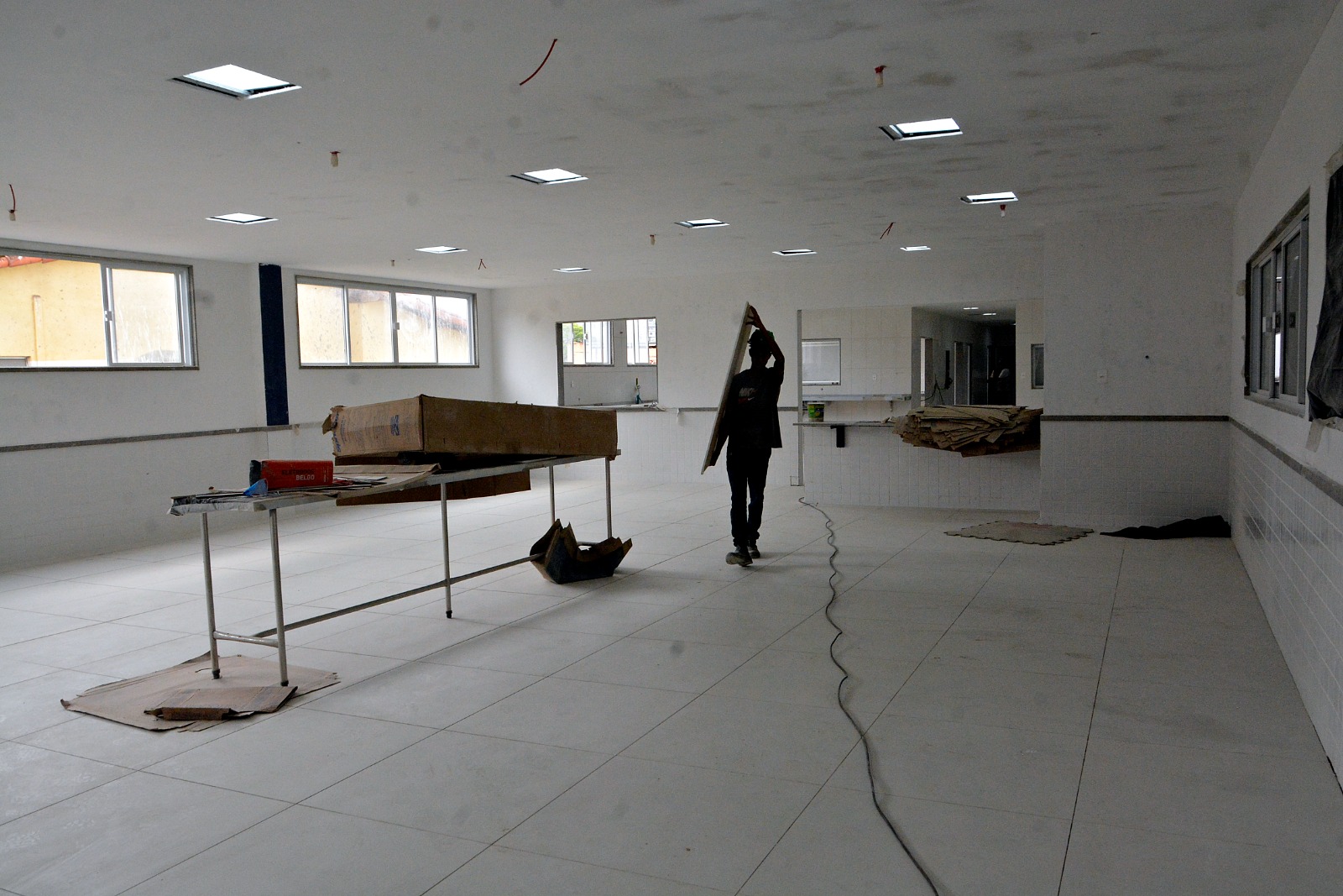 Obra do Hospital da Criança de Volta Redonda avança na etapa de acabamento