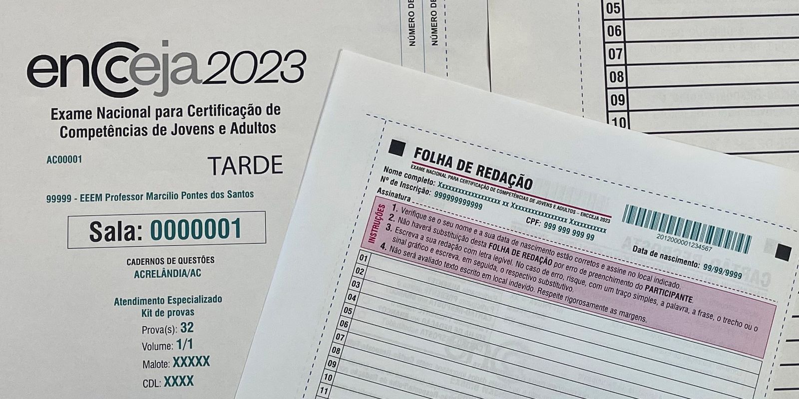 Provas do Encceja PPL serão aplicadas hoje e amanhã em todo o país