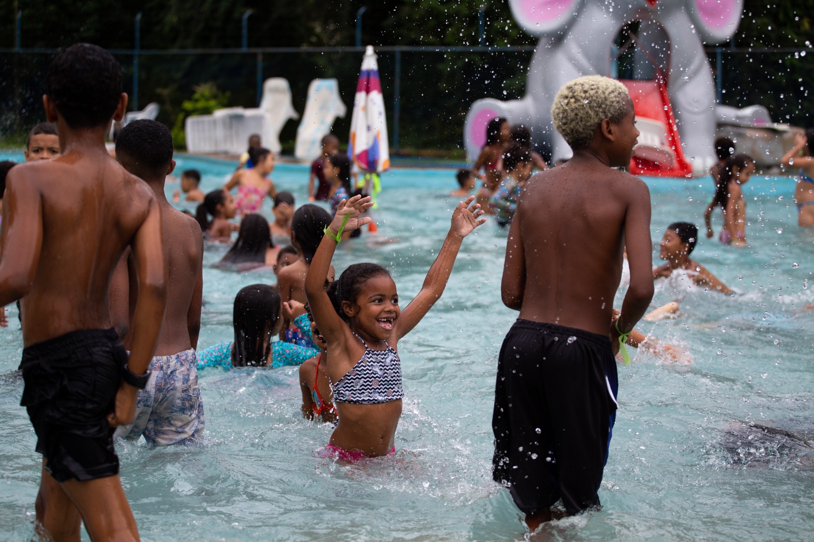 Em meio Ã  onda de calor, Parque AquÃ¡tico Municipal Ã© opÃ§Ã£o para curtir o feriado em Volta Redonda