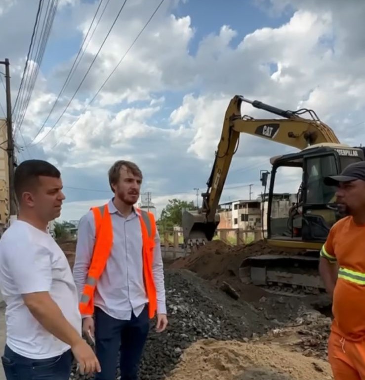 Furlani acompanha obras na região central de Barra Mansa – Barra Mansa