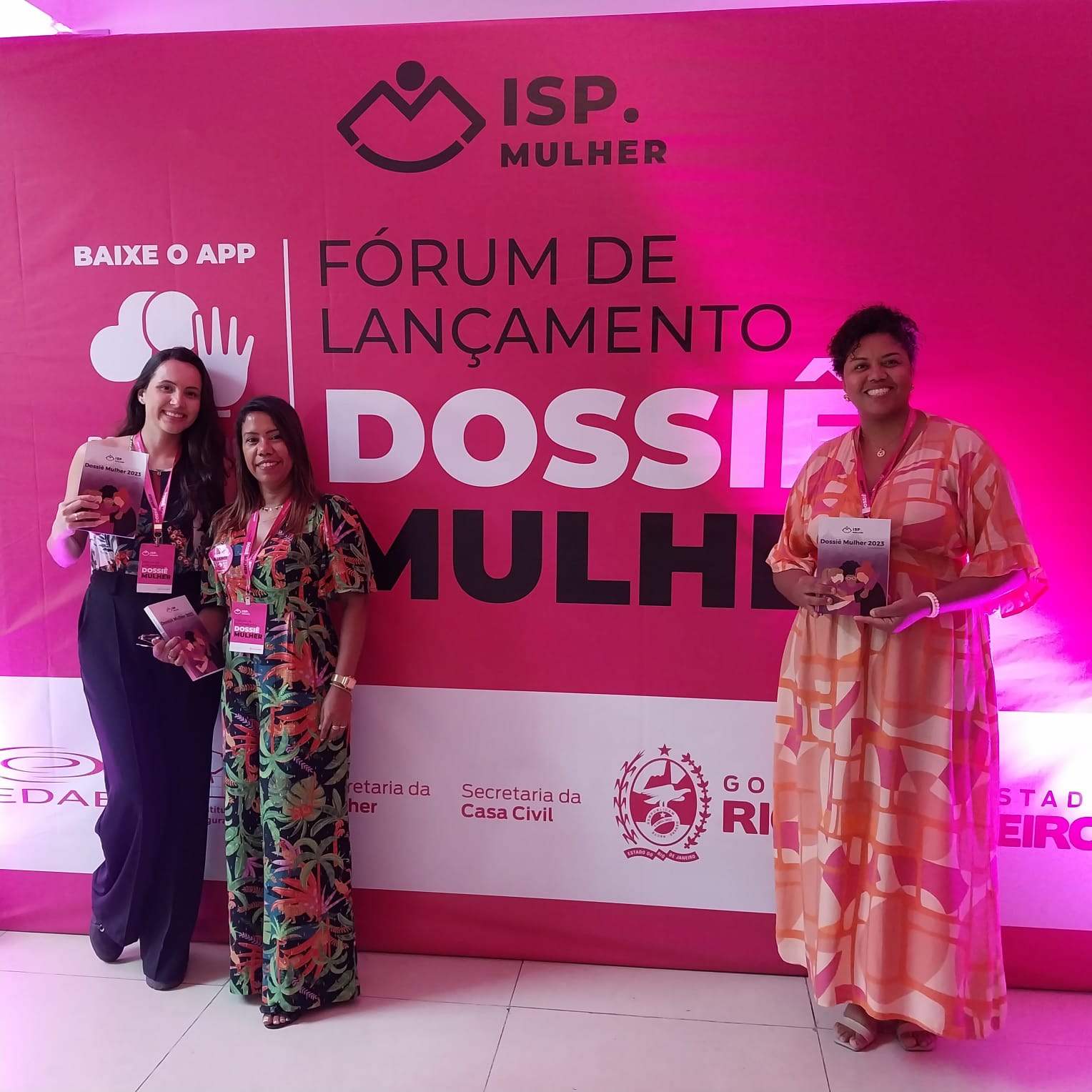 Volta Redonda: Secretaria da Mulher e Direitos Humanos participa do lançamento do Dossiê Mulher 2023